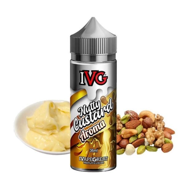 Nutty Custard 36ml/120ml – IVG Flavourshots