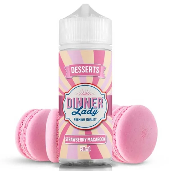 Dinner Lady - Strawberry Macaroon 30/120ml