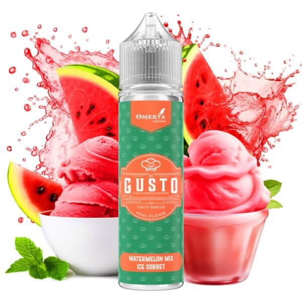 OMERTA Gusto Watermelon Mix Ice Sorbet 10/60ml