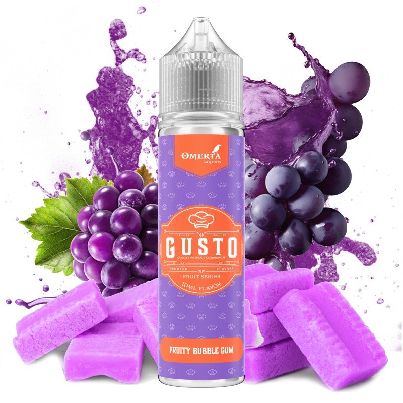 OMERTA Gusto Fruity Bubble Gum 10/60ml