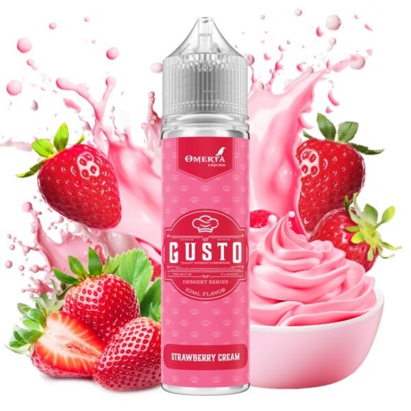 OMERTA Gusto Strawberry Cream 10/60ml