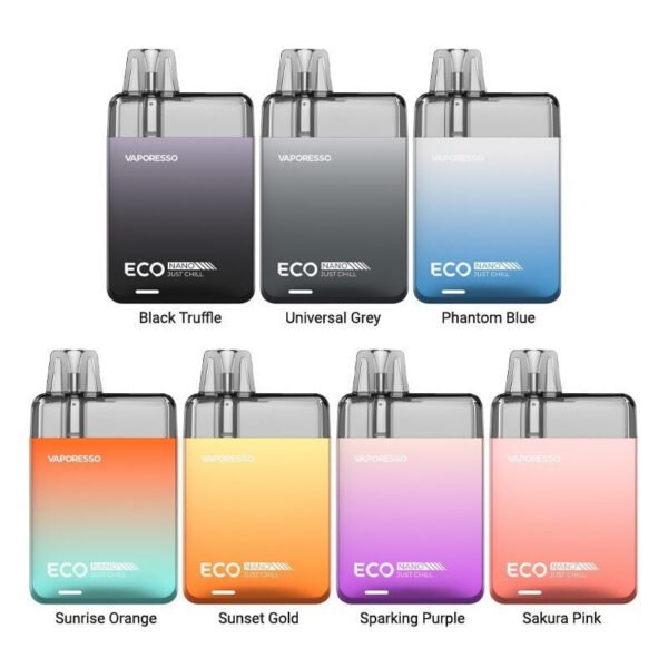Vaporesso Kit Pod Eco Nano - Metal Version 6ml με Ενσωματωμένη Μπαταρία
