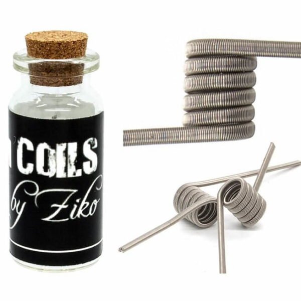 PREMADE COILS FUSED CLAPTON 0.35OHM N80/V2A HANDMADE BY ZIKO