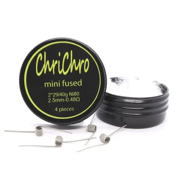 ChriChro Ni80 Mini Fused 0.48Ω MTL Χειροποίητες Αντιστάσεις