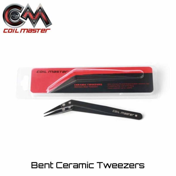 Coil Master Bent Ceramic Tweezer - Κυρτή Κεραμική Λαβίδα