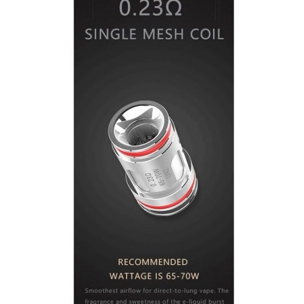 Crown V 0.23 ohm Single Mesh Coil by Uwell
