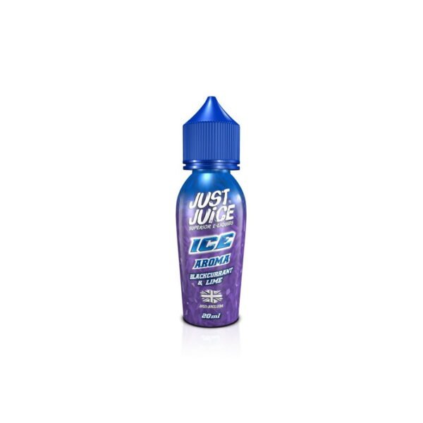 Just Juice Ice Blackcurrant & Lime Flavour Shot 12/60ml