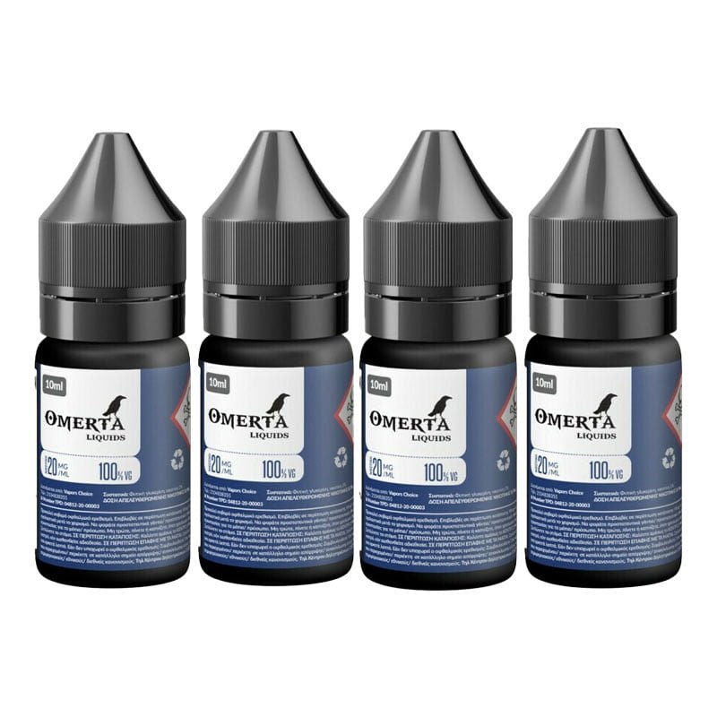 Omerta Nix 20mg Booster 100%VG - 10ml x 4τεμαχια