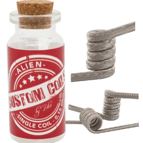PREMADE COILS ALIEN COIL 0.15OHM NI80 HANDMADE BY ZIKO