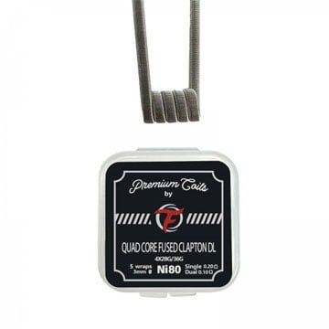 Quad Core Fused Clapton DL Ni80 0.20Ω (10pcs) - Fumytech