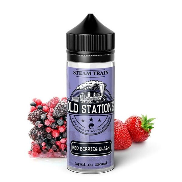 Red Berries Slash 24/120ml Old Stations By Steam Train