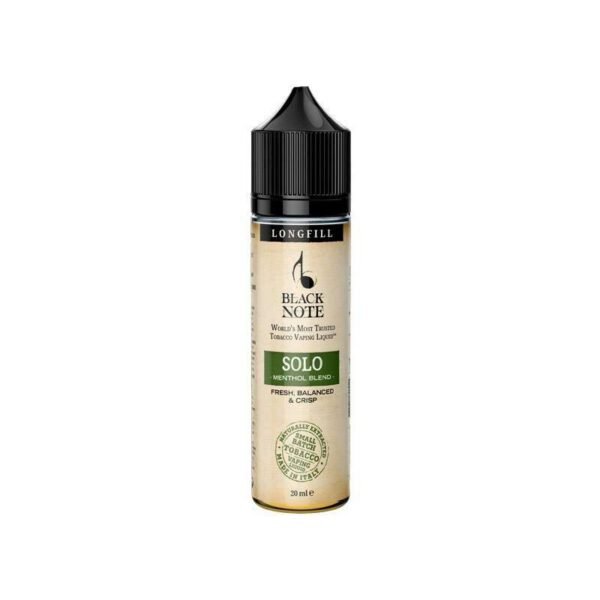 Solo Menthol Tobacco by Black Note 20/60ml