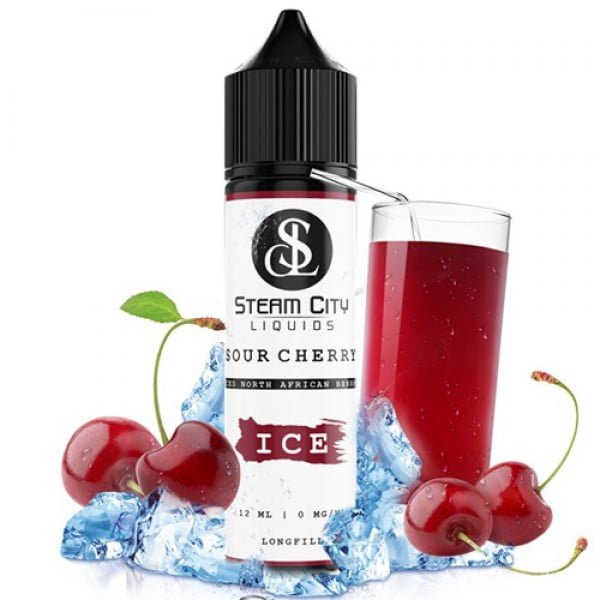 Steam City - Sour Cherry Ice 12/60ml