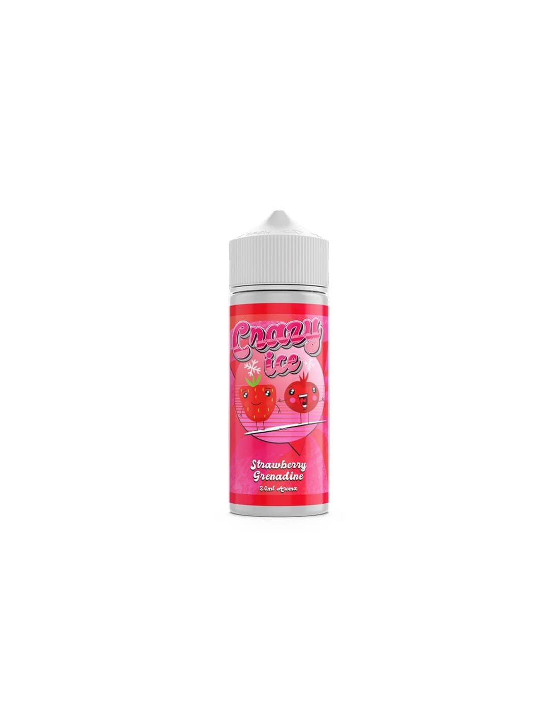 Steam City Crazy Ice Strawberry Grenadine Flavour Shot 20/120ml