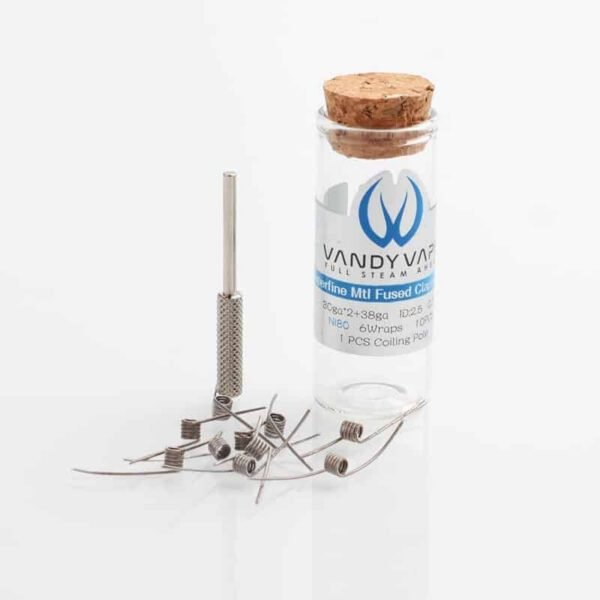 VANDY VAPE SUPERFINE MTL FUSED CLAPTON PREBUILT COIL NI80 1.2OHM
